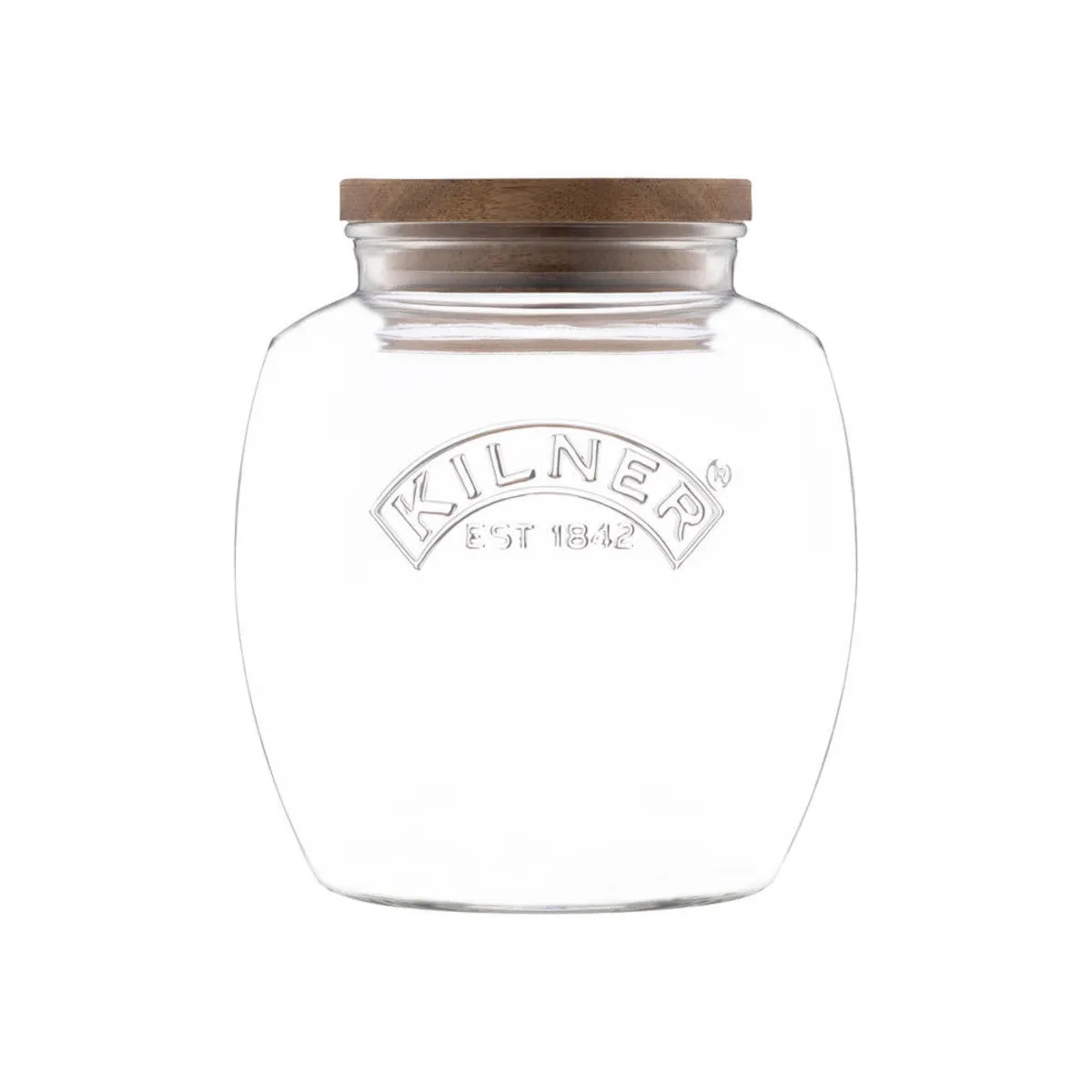 Kilner Universal Jar with Acacia Wooden Lid 2L