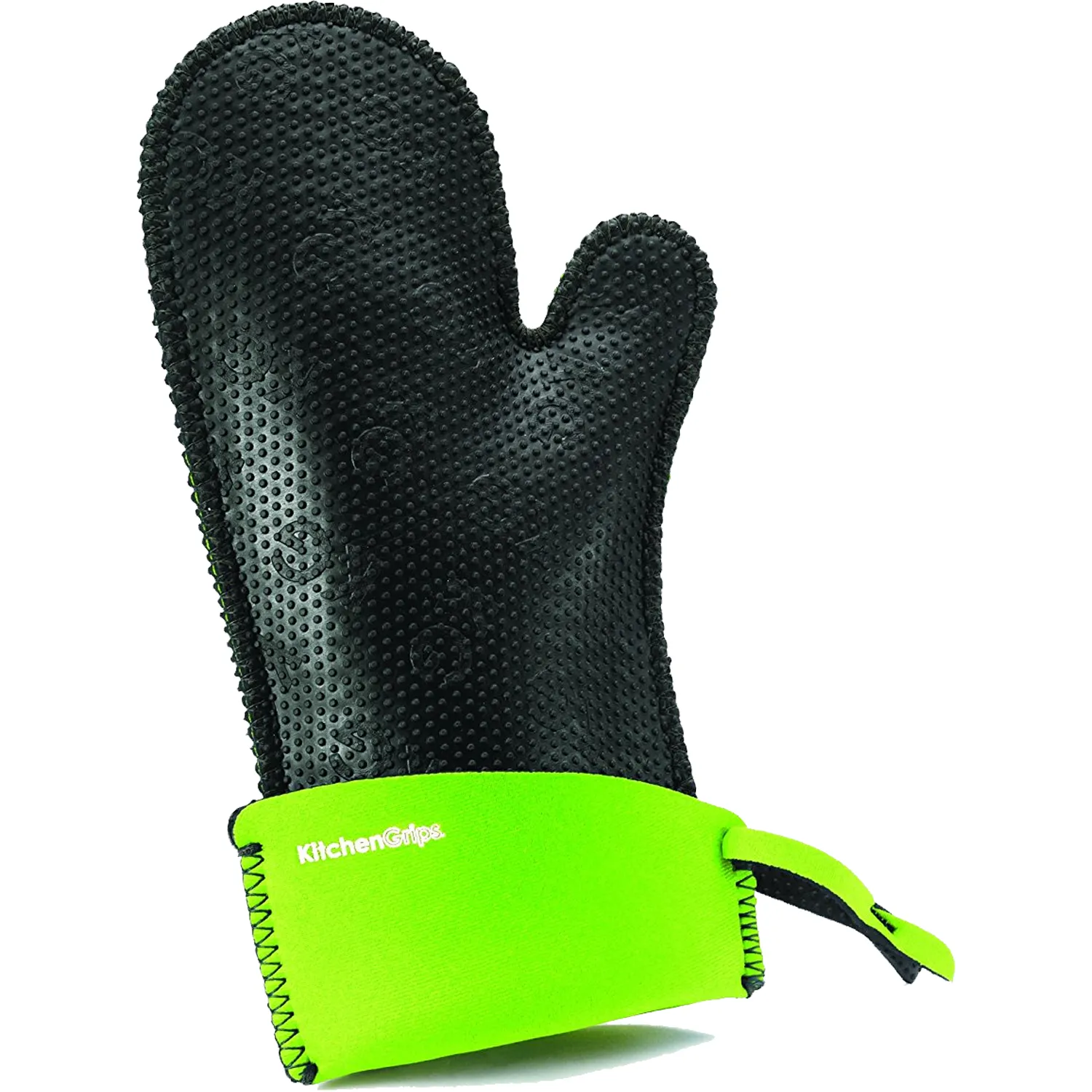 Kitchengrips Women'S Relexed Fit Single Mitt, Extendable Cuff - Lime