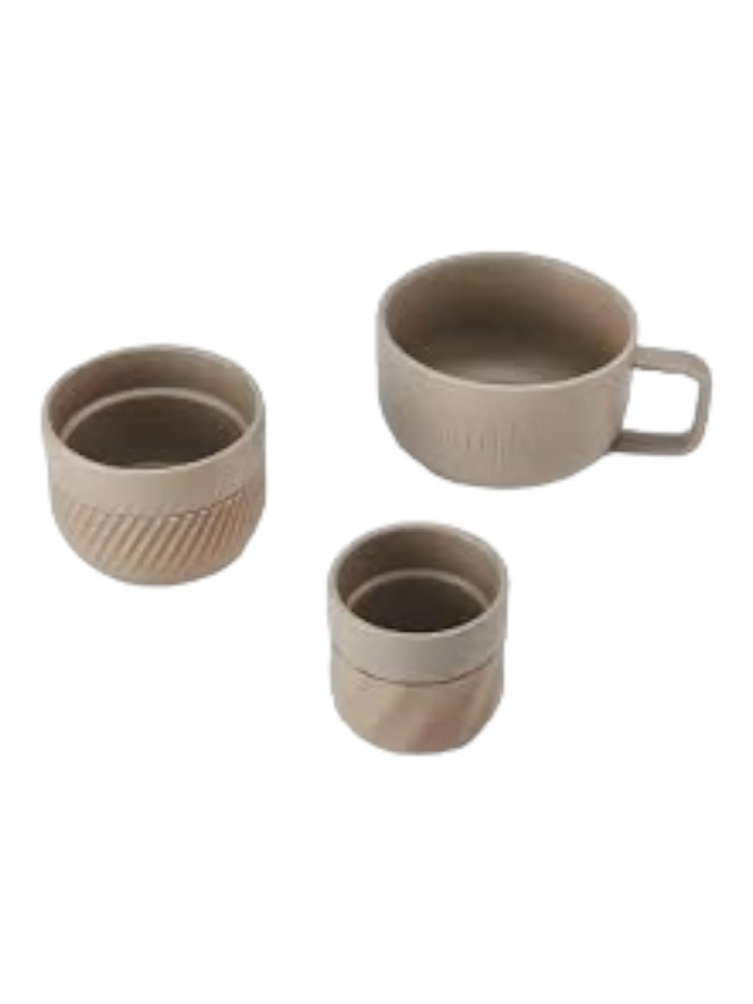 La Cafetière Coffee Lovers Family Mug Set - Beige