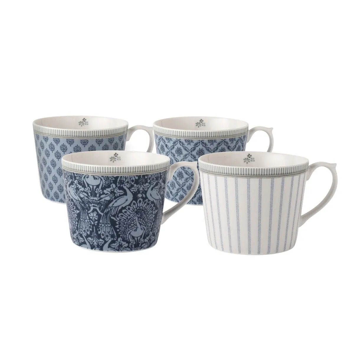 Laura Ashley Giftset 4 Mugs Low Assorted 30 cl.