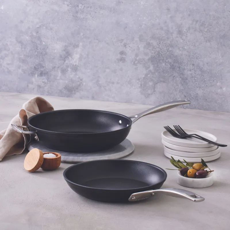 Le Creuset Toughened Non-Stick Frying Pan Set 24cm and 28cm