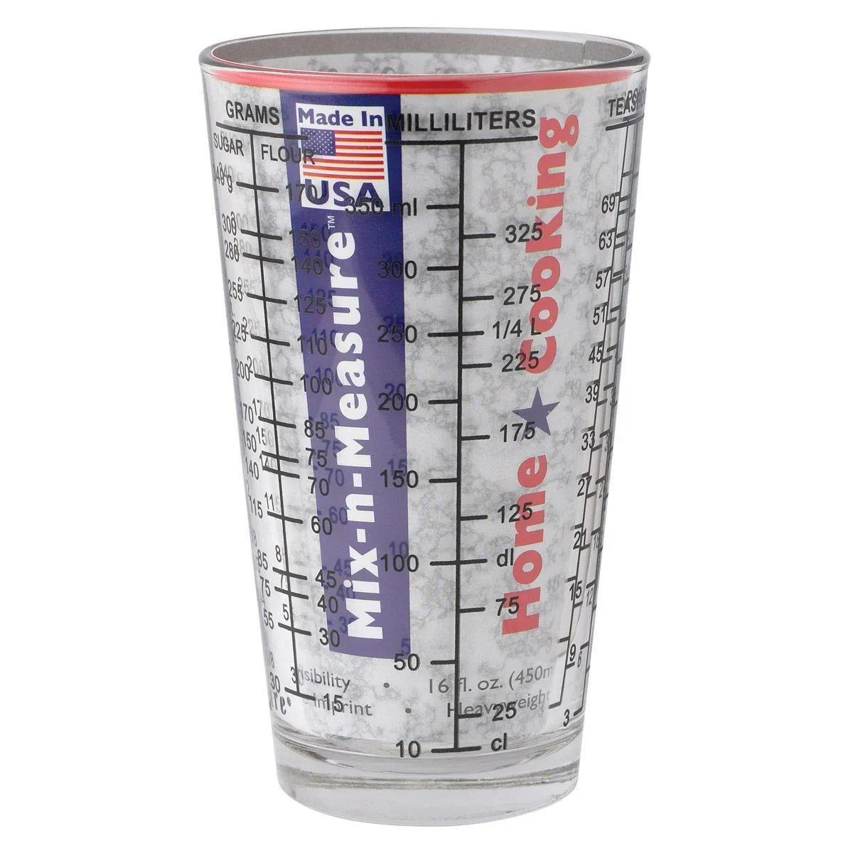 Measuring Cup Glass Tall Mix and Measure