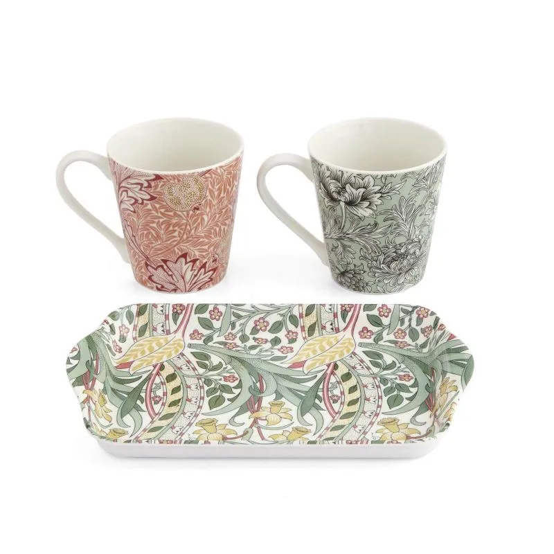 Morris & Co Mug and Tray Set