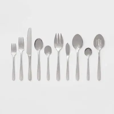 Open Box - 45pc Millinocket Flatware Set Silver - Threshold