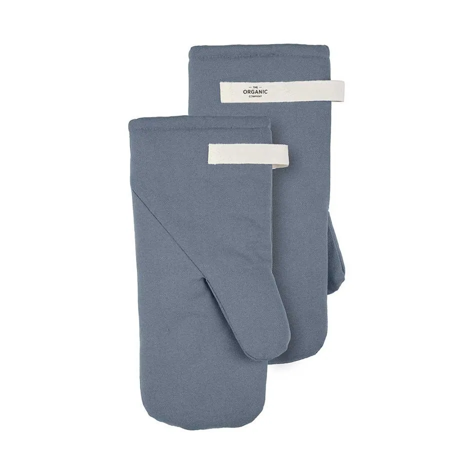 Organic Cotton Oven Mitts - 4 Colours Available