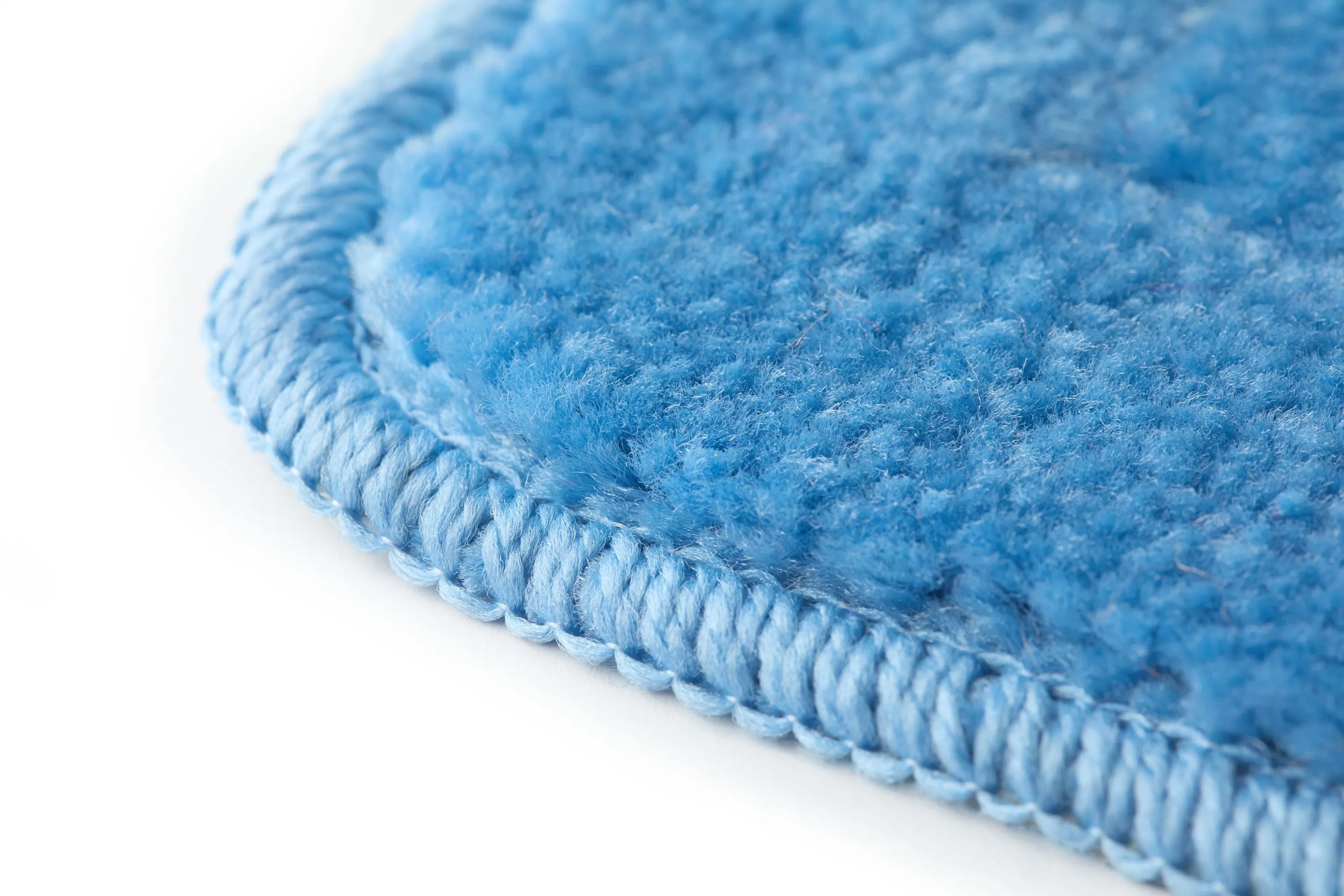 Orkney - Crosshatch Bath mat in Blue