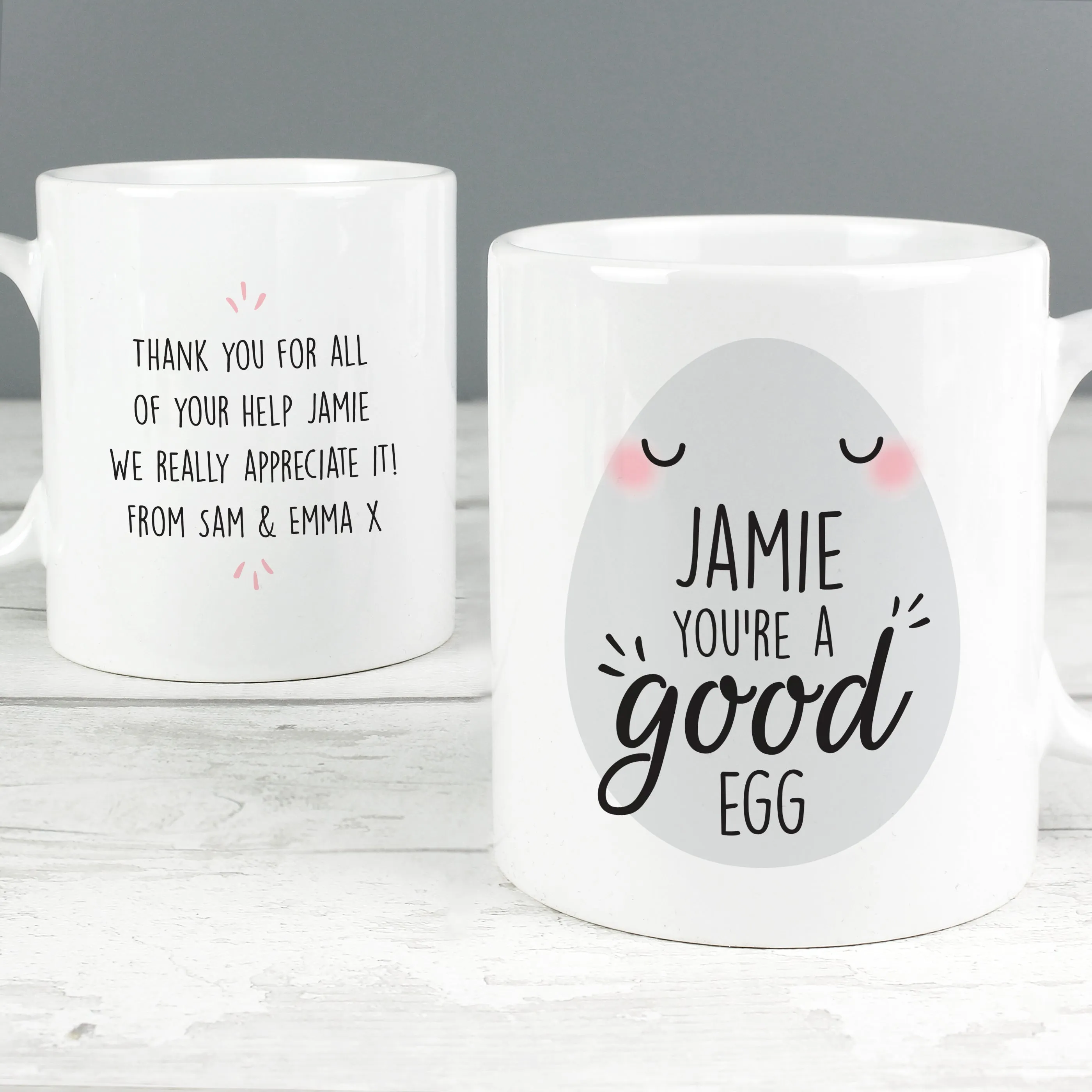 Personalised You're A Good Egg Mug