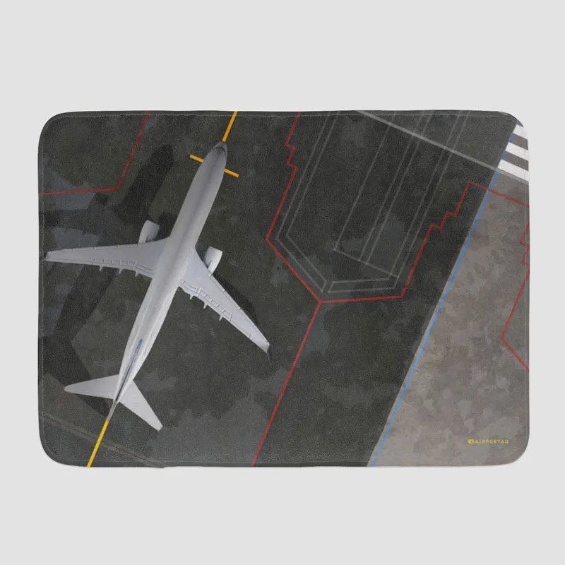 Plane Top View - Bath Mat