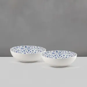 Pop Of Blue Serving Bowl - Set Of Two