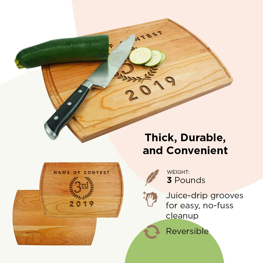 "1st, 2nd, 3rd" Customized Cutting Board