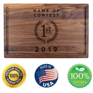 "1st, 2nd, 3rd" Customized Cutting Board