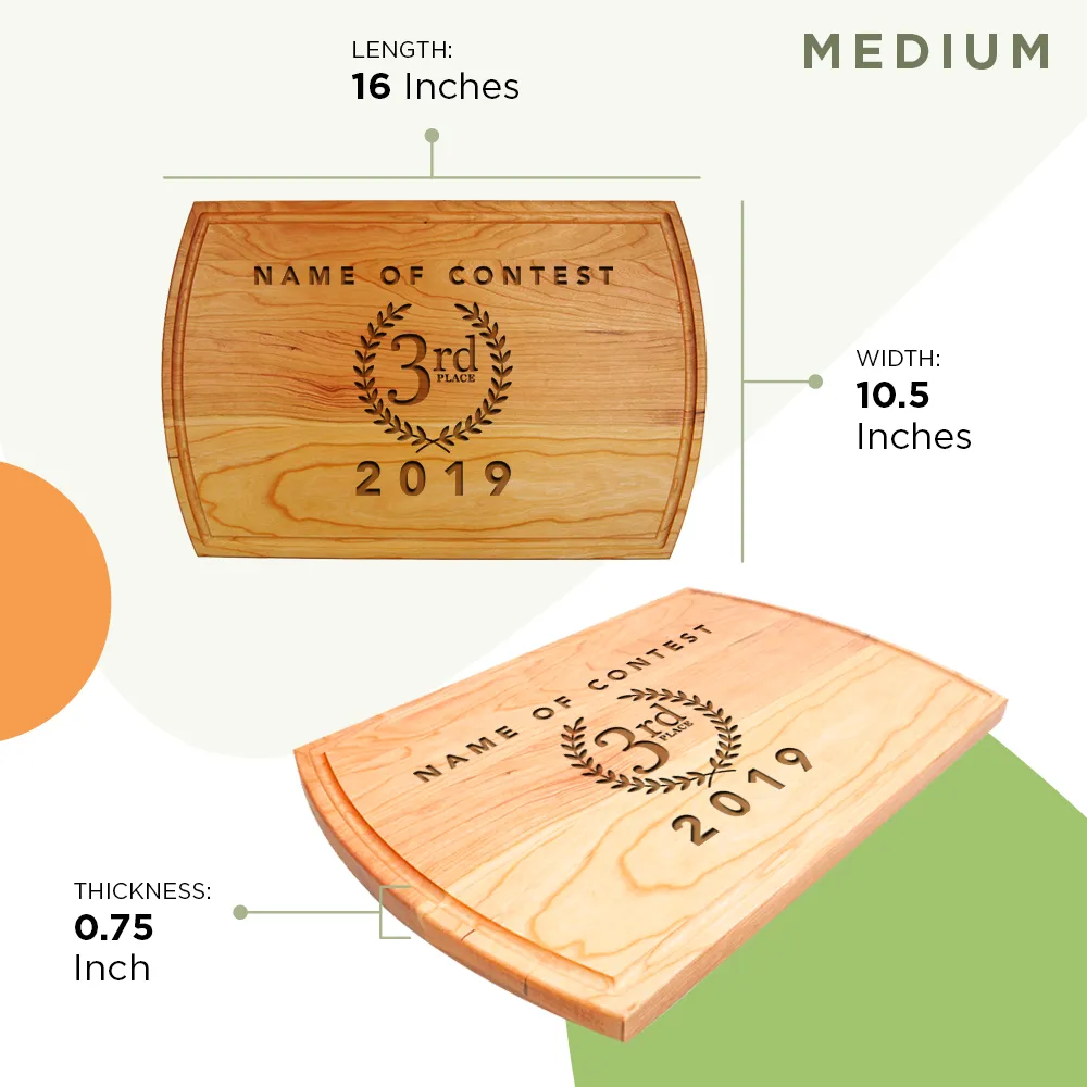 "1st, 2nd, 3rd" Customized Cutting Board