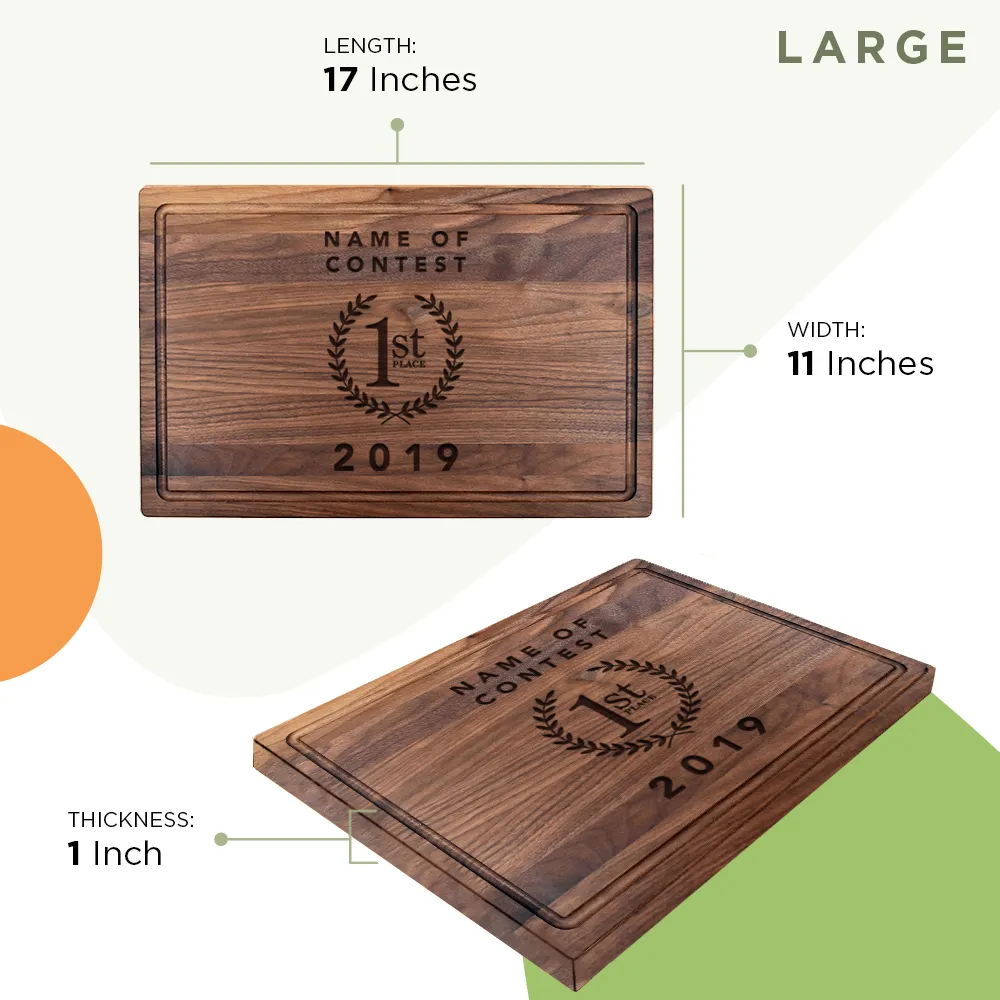 "1st, 2nd, 3rd" Customized Cutting Board