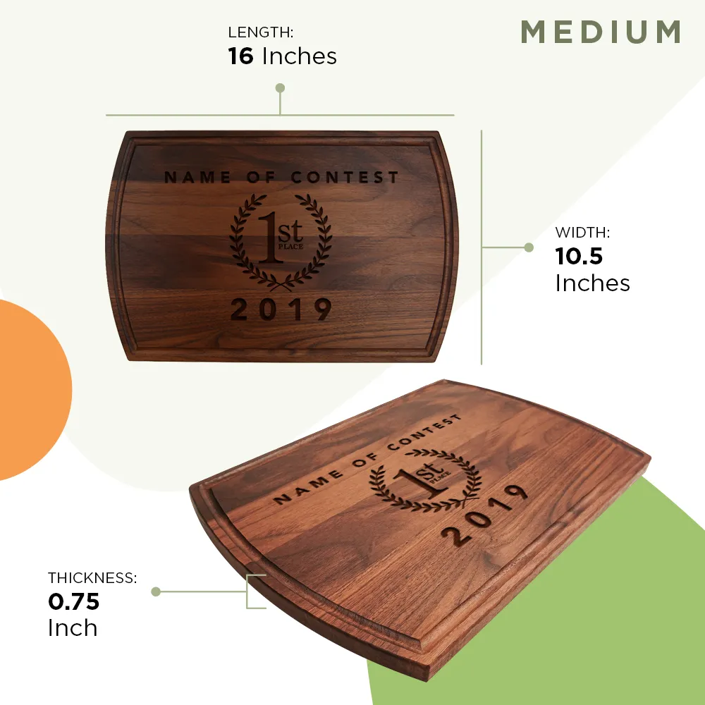 "1st, 2nd, 3rd" Customized Cutting Board