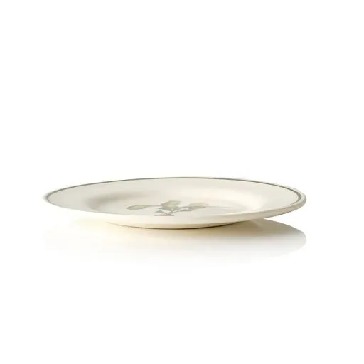 Radish Side Plate with Green