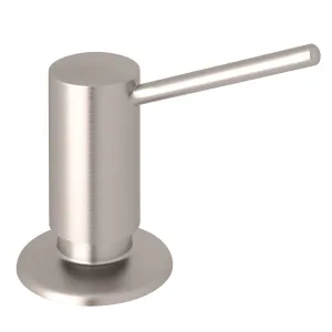 Rohl LS450LSTN Lux II Kitchen Soap & Lotion Dispenser in Satin Nickel