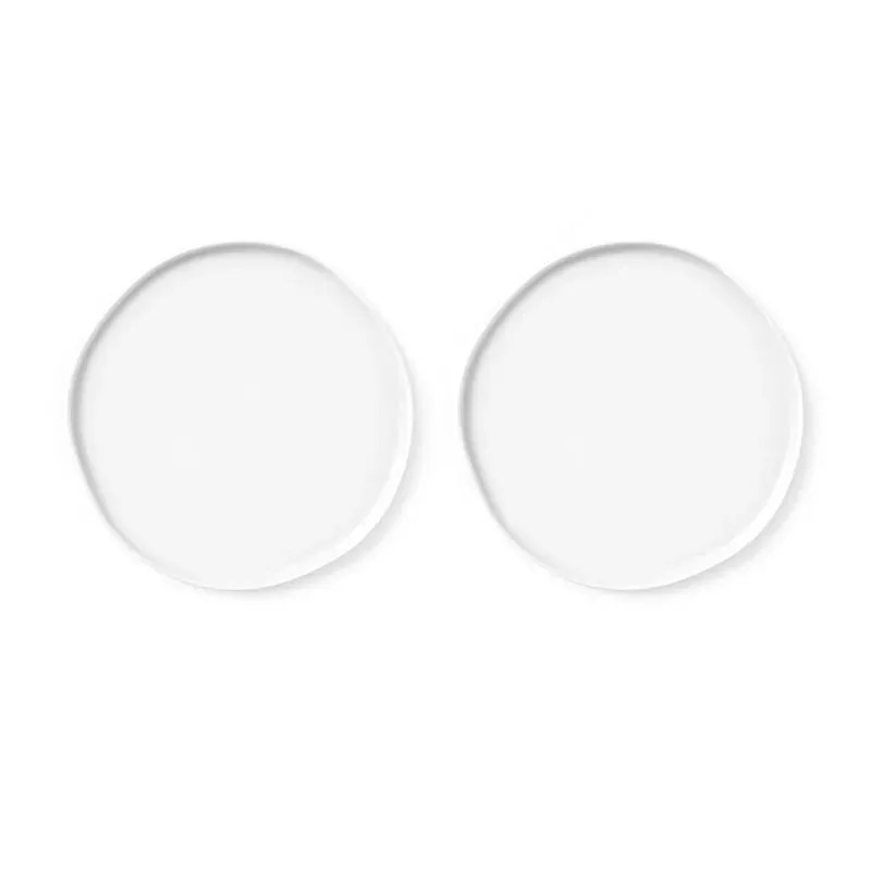 Rosanna Nature Table White Ceramic Dinner Plates | Set of 2 | 10 Inches