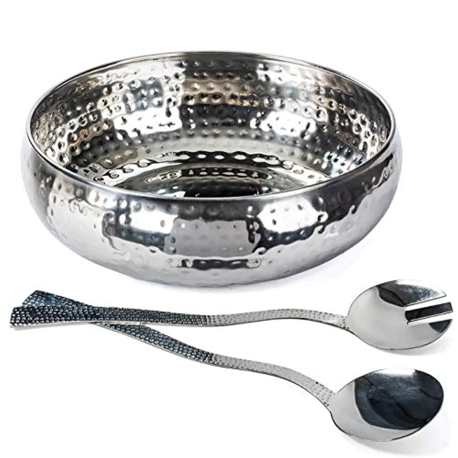 Salad Bowl and Serving Utensils