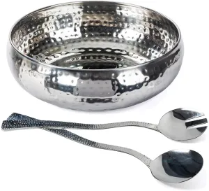 Salad Bowl and Serving Utensils