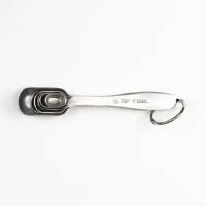 Season Narrow Stainless Steel Measuring Spoon Set