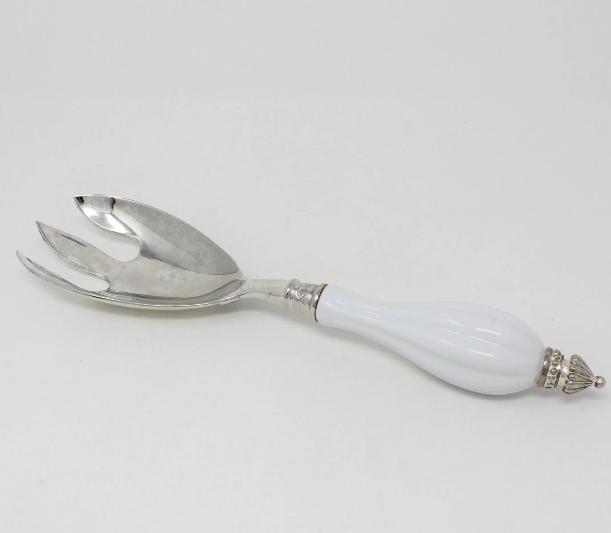 Serving Fork, Godinger, Porcelain Handle, Vintage