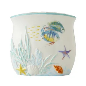 SKL Home Saturday Knight Ltd Ocean Watercolor Toothbrush Holder - 4.32x2.13x4.49, Multi