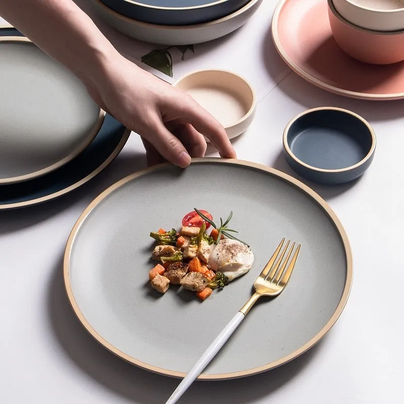 Soho Ceramic Stoneware Dinner Plates