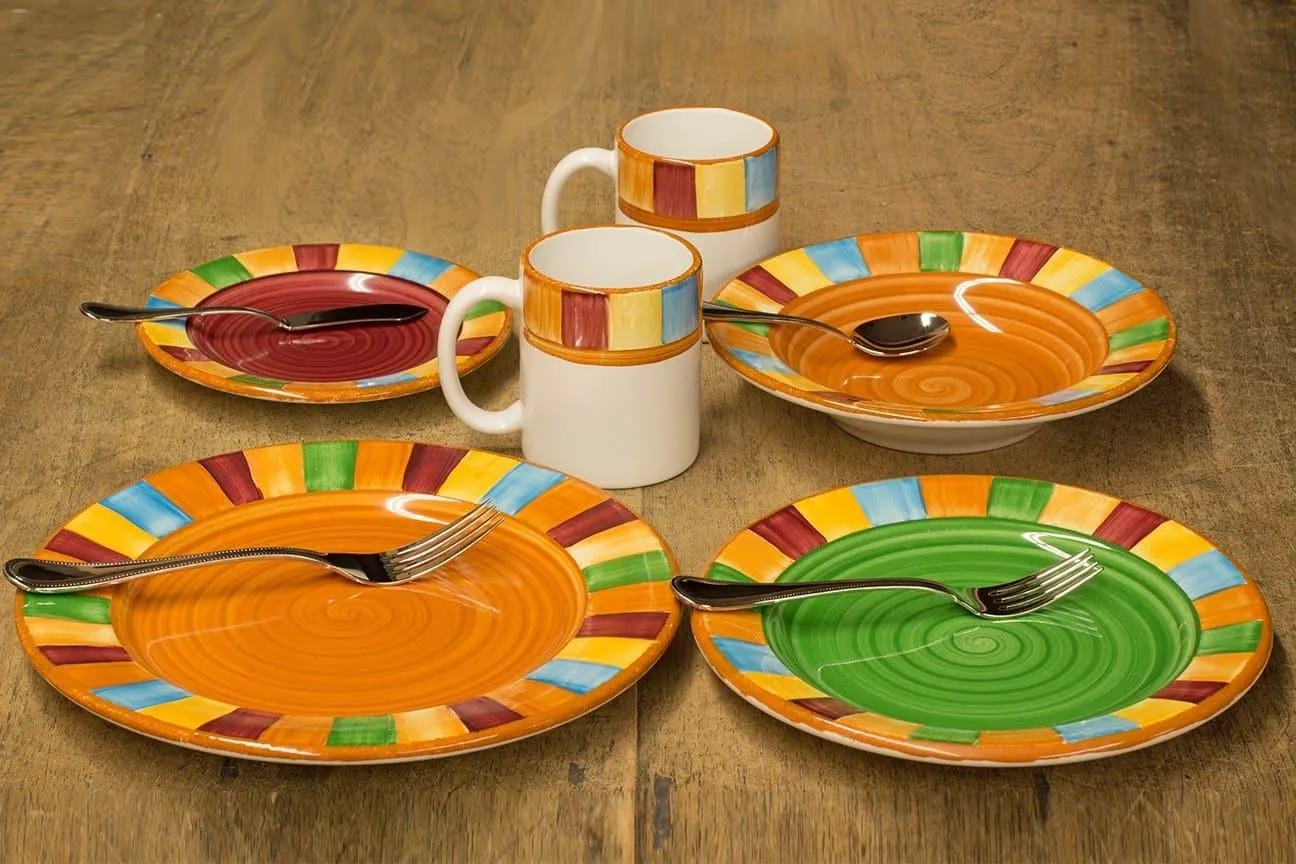 Southwestern Serape Dinner Plates