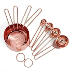 Stainless Steel Measuring Cups And Measuring Spoons Set Of 8 (304 Grade)