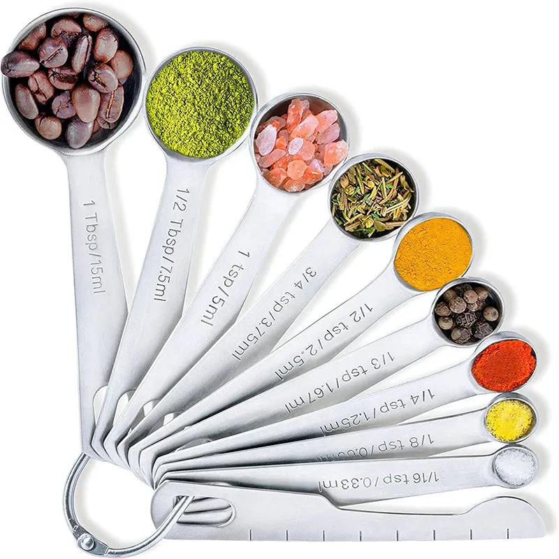 Stainless Steel Measuring Spoons Cups Set