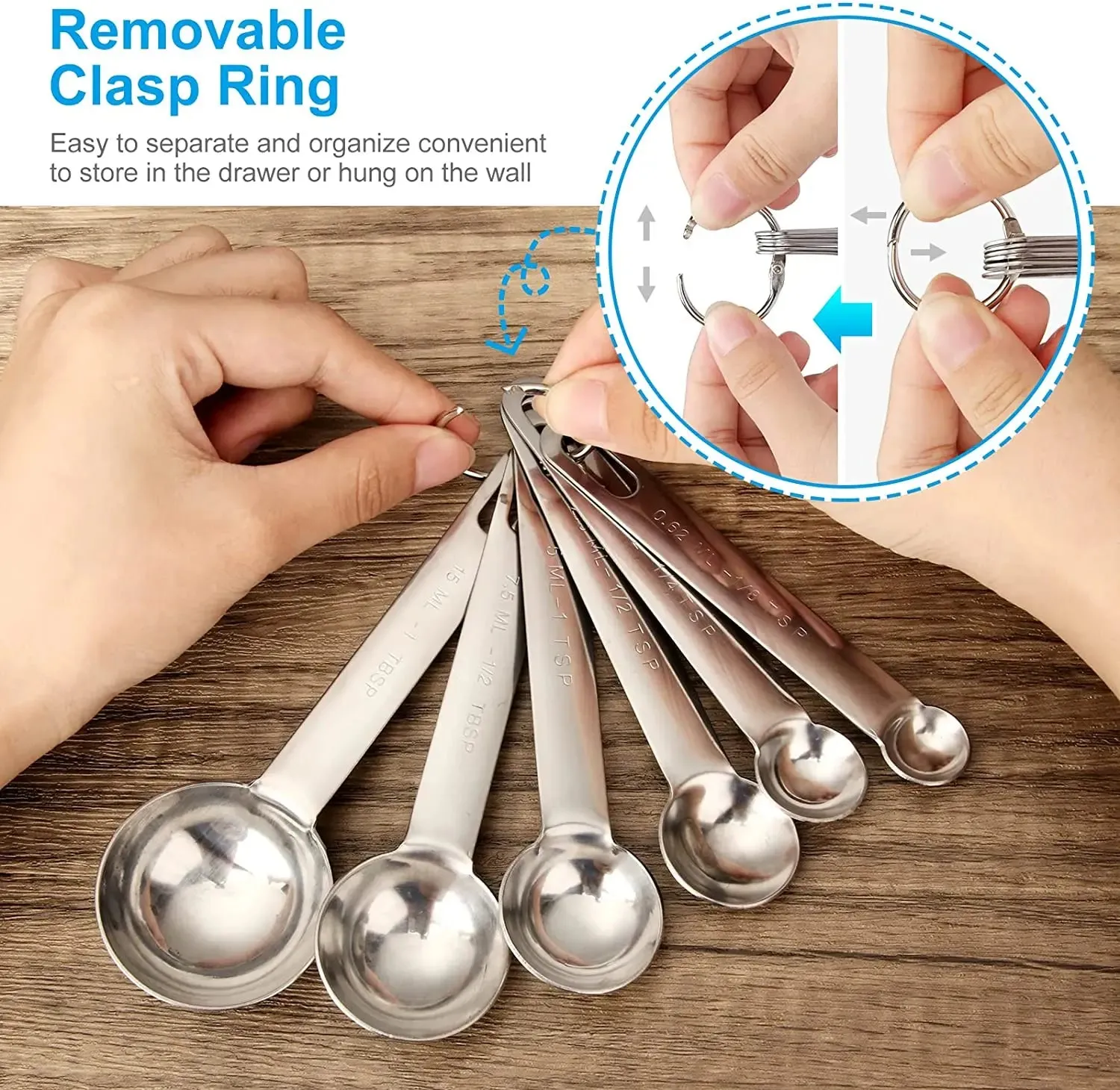 Stainless Steel Measuring Spoons Cups Set