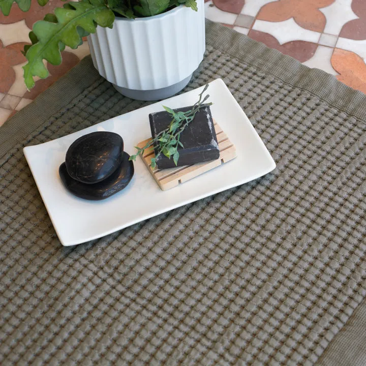 Stone Waffle Bath Mat - Modern Style