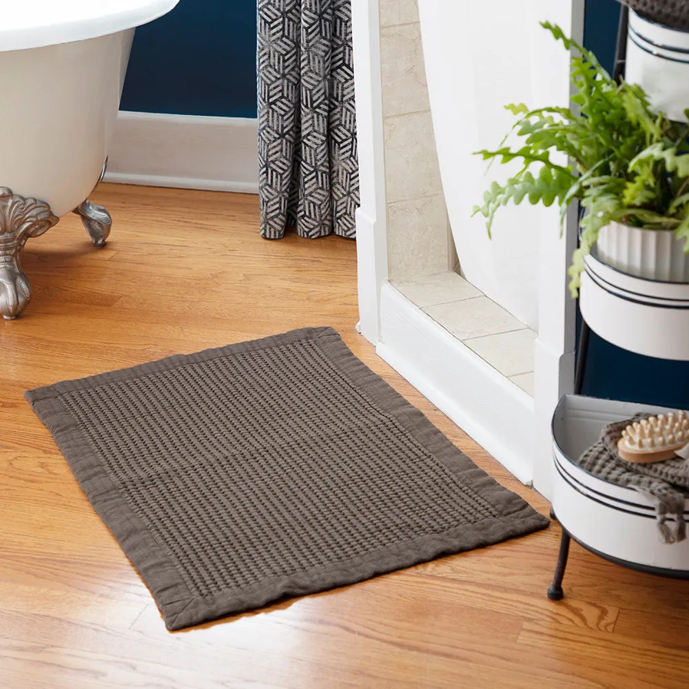 Stone Waffle Bath Mat - Modern Style