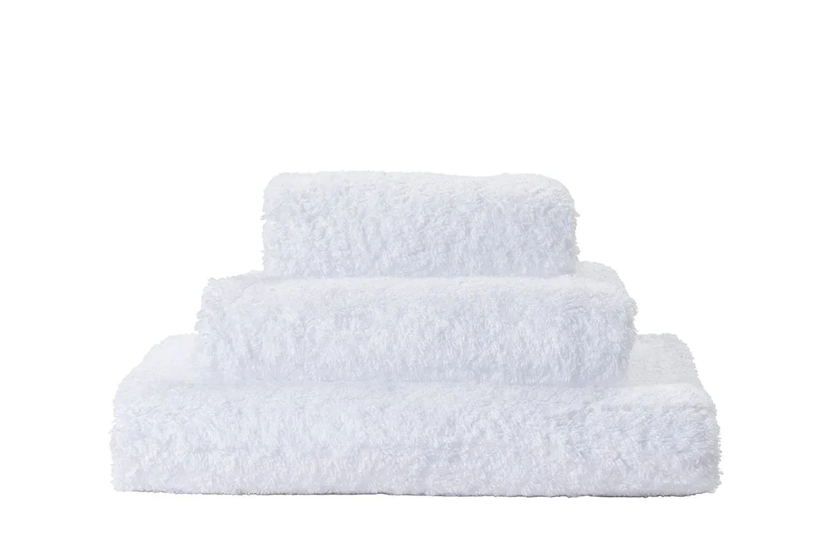 Super Pile White Towels by Abyss and Habidecor