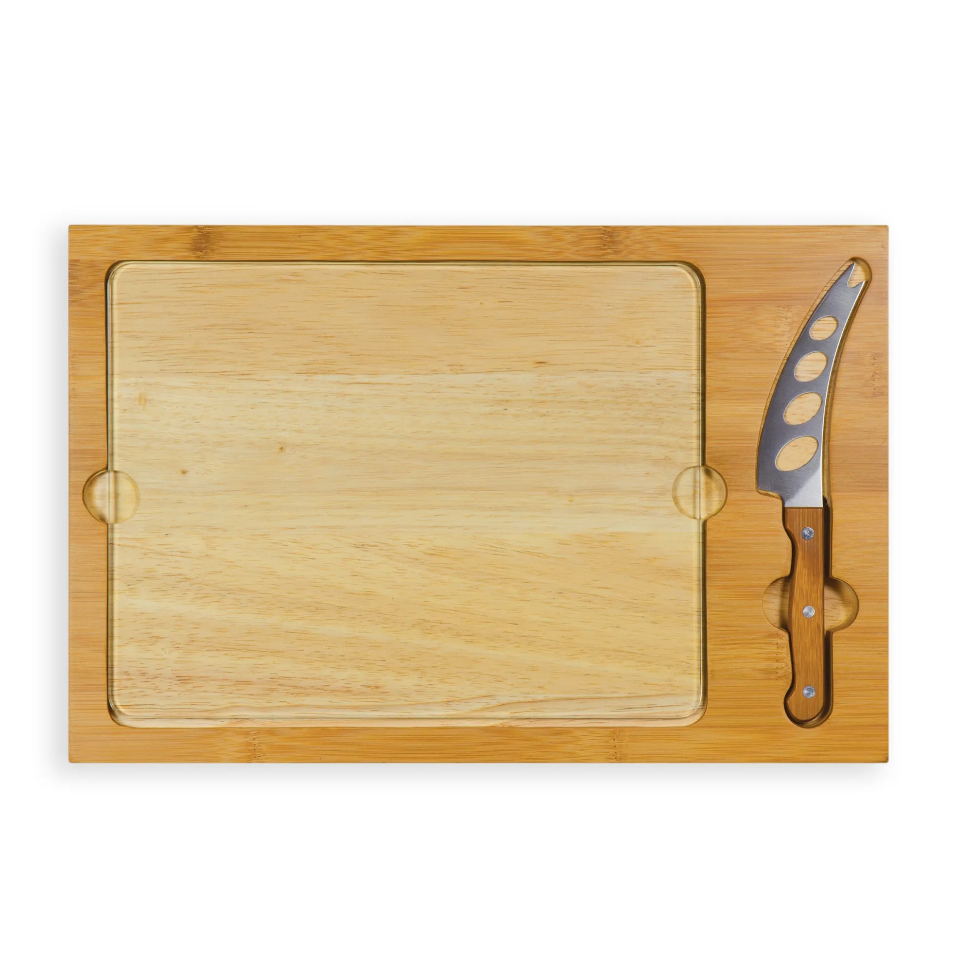 Texas A&M Aggies - Icon Glass Top Cutting Board & Knife Set