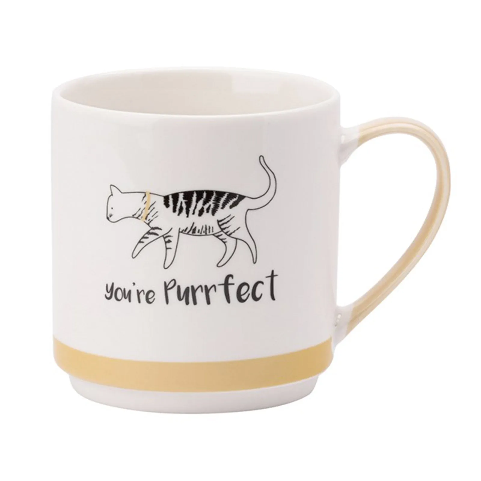 The English Tableware Company Playful Pets Stacking Mugs - Cats