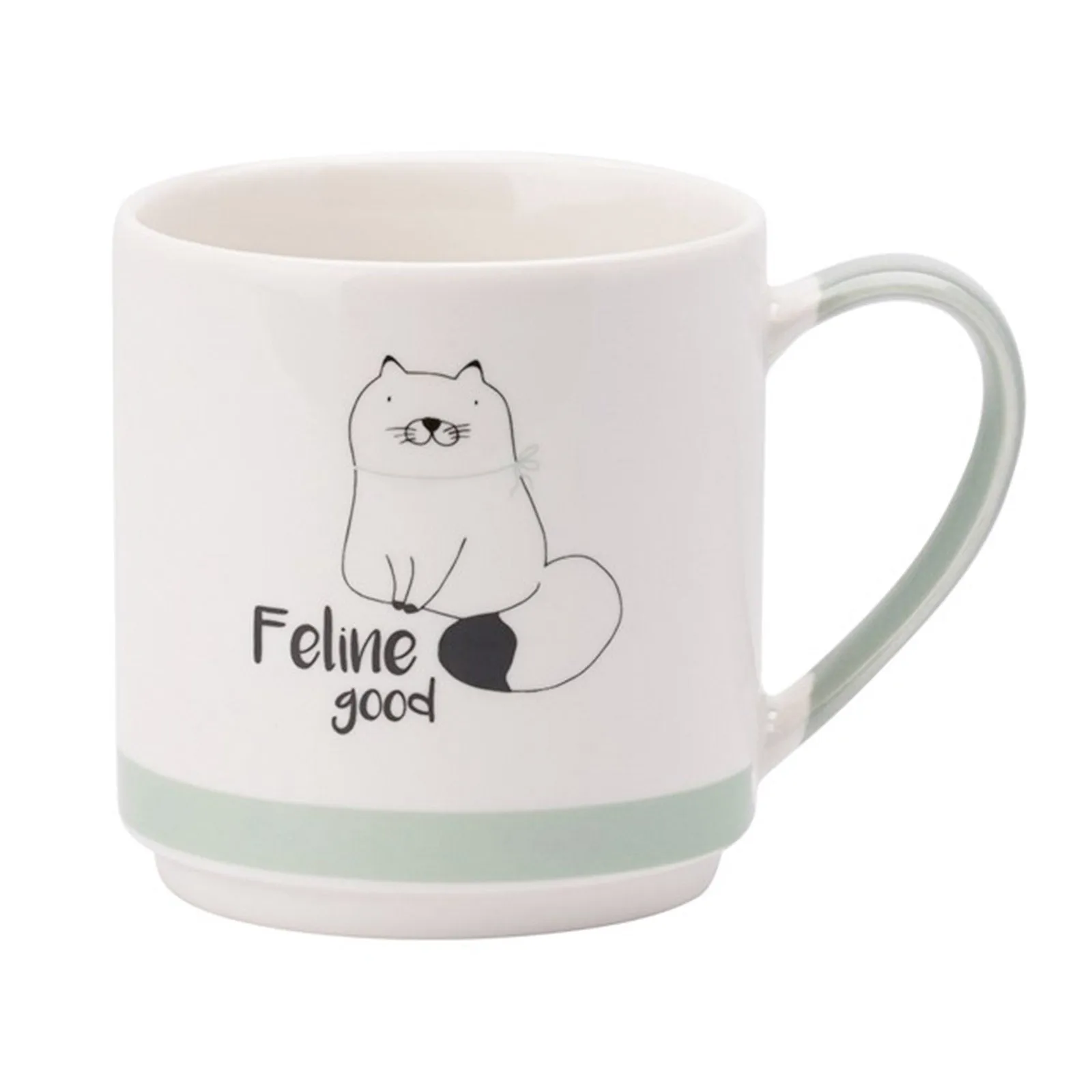 The English Tableware Company Playful Pets Stacking Mugs - Cats