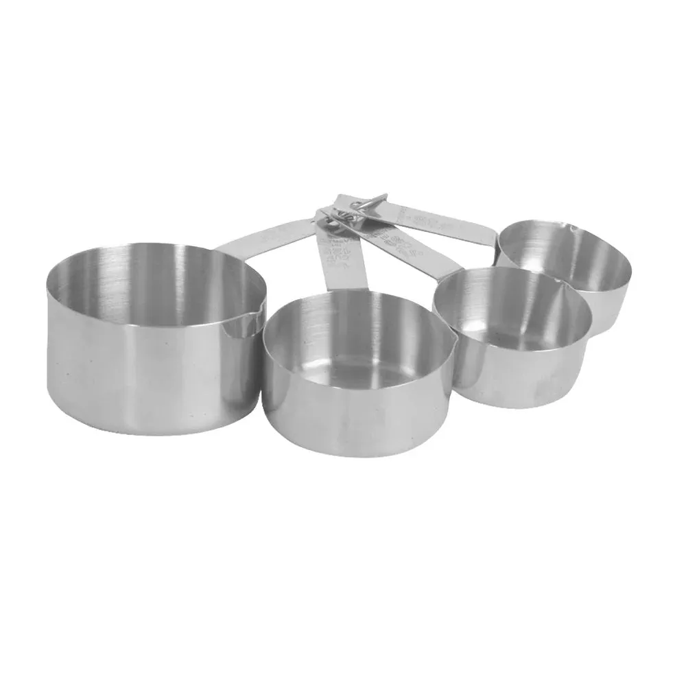 Thunder Group SLMC2414 Stainless Steel Measuring Cup Set Set