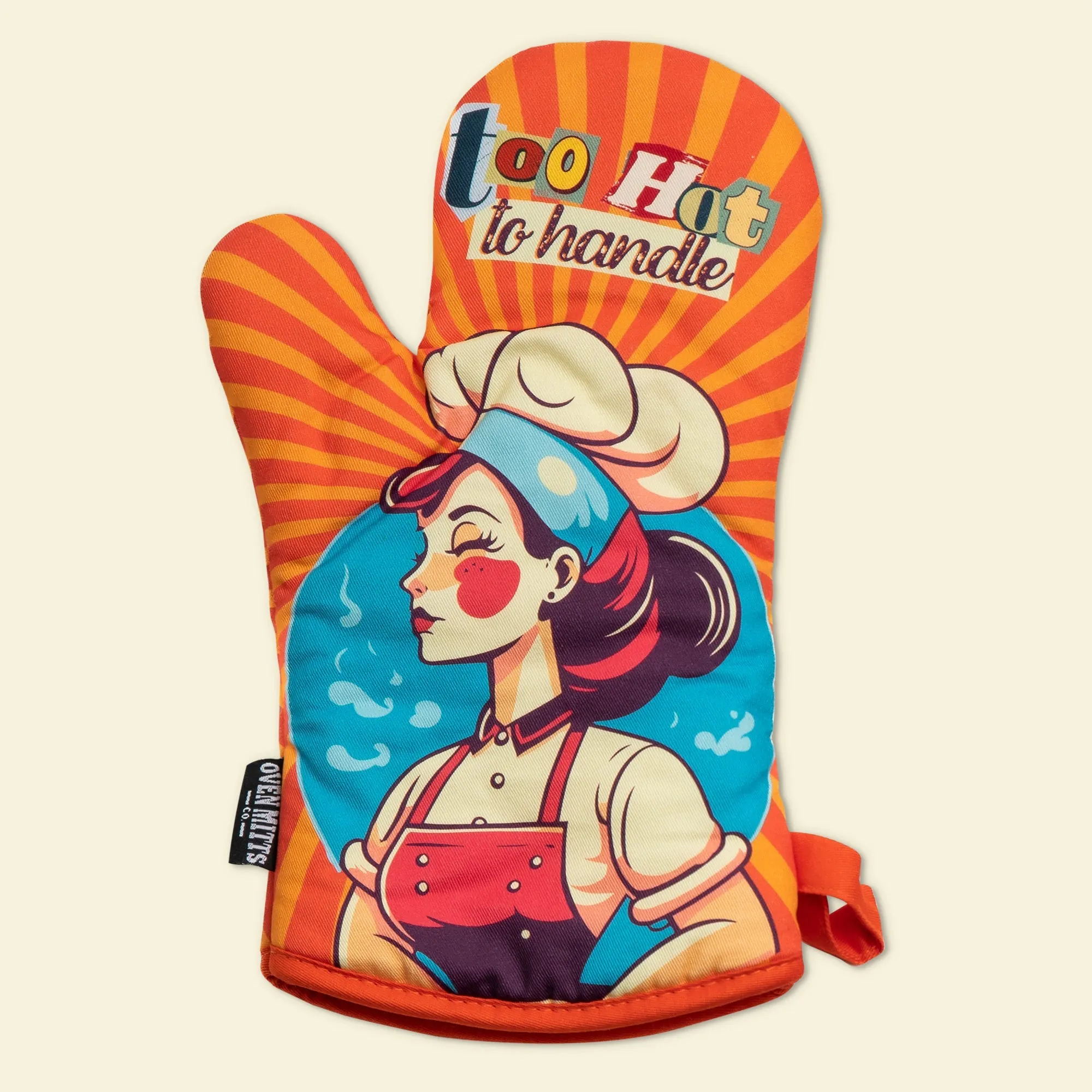 Too Hot To Handle Oven Mitts And Potholder Set