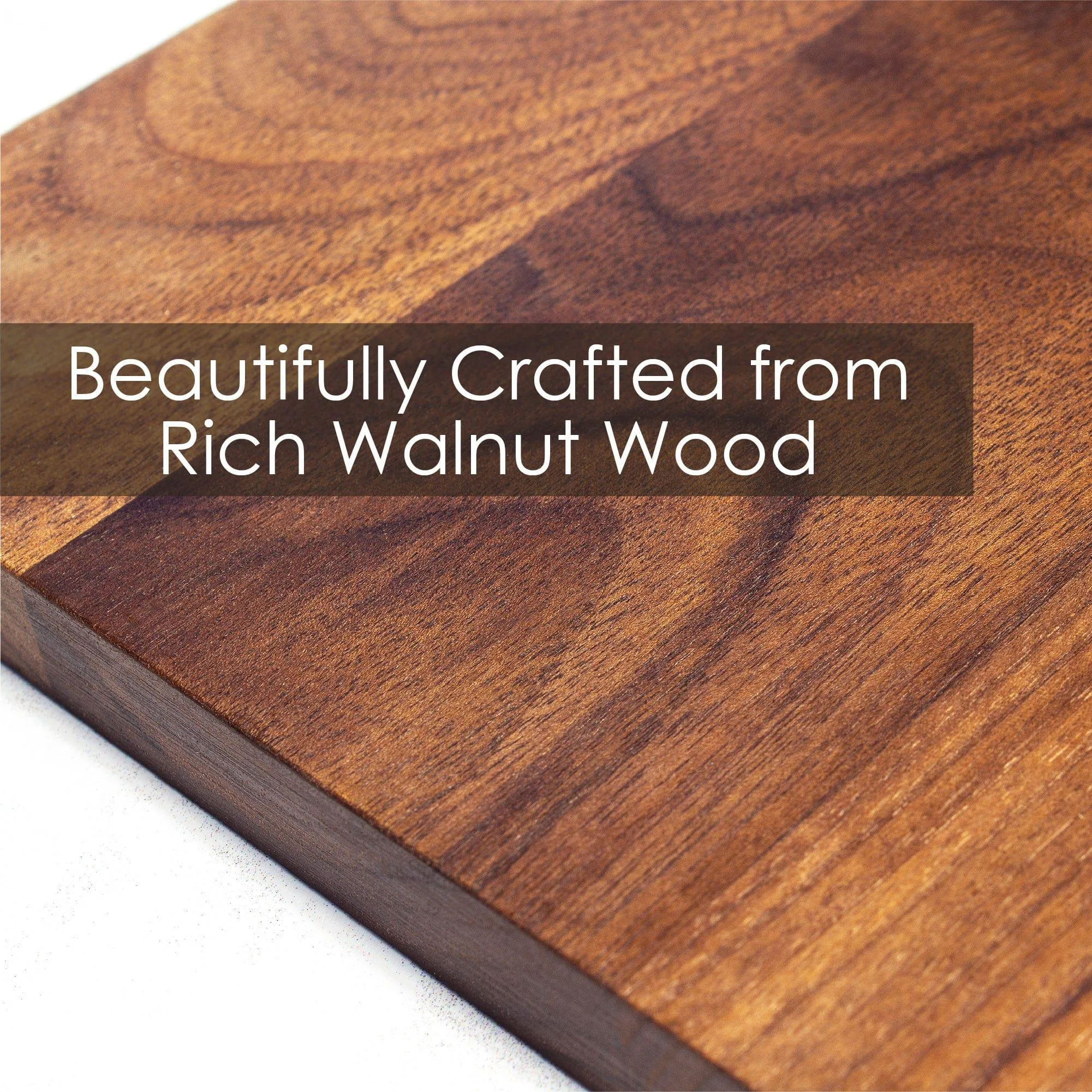 Totally Bamboo Walnut Cutting & Serving Board 8"