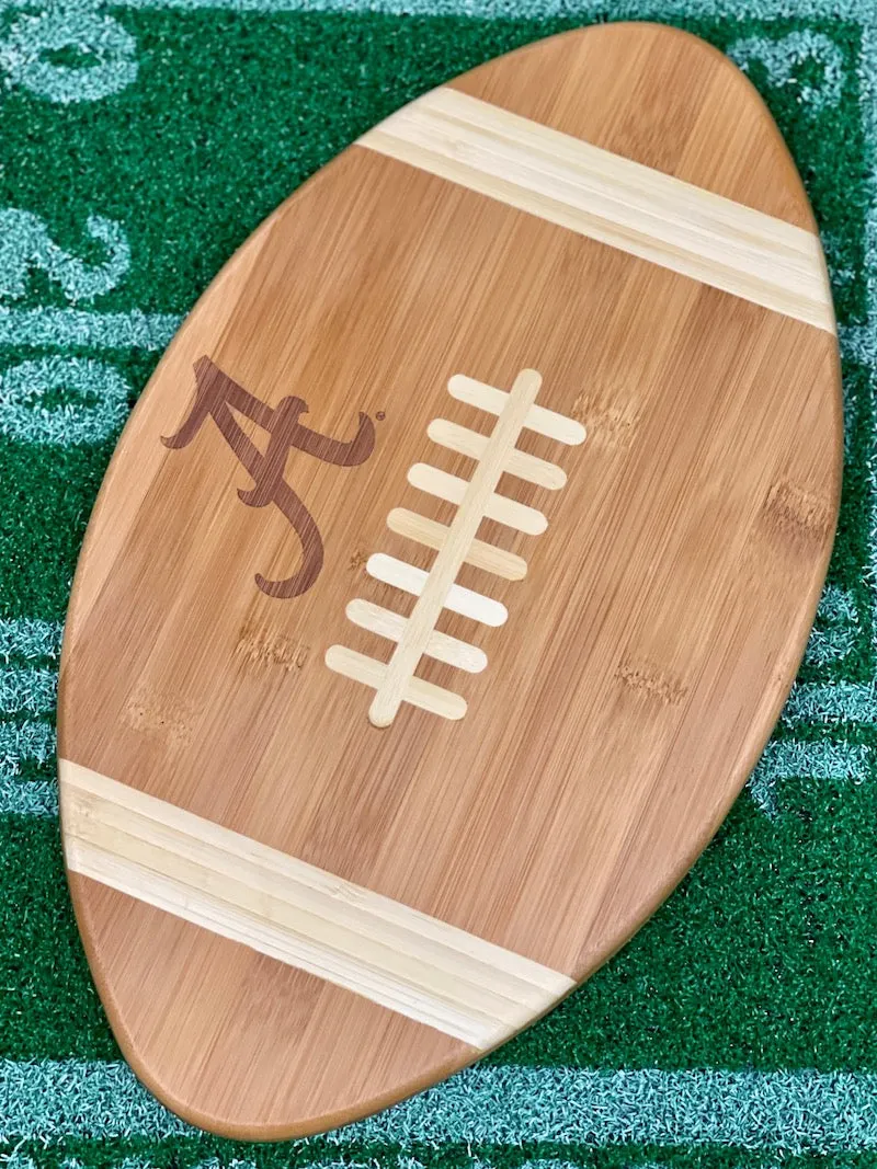 Touchdown Cutting Board Bamboo - Alabama