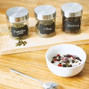 Twist-Off Top Glass Jars - Set of 3 - 350ml