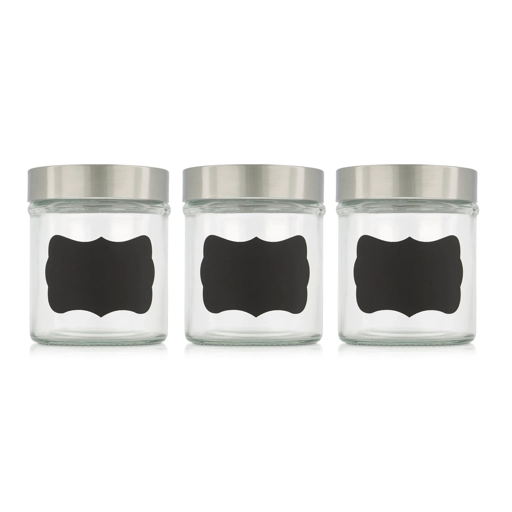 Twist-Off Top Glass Jars - Set of 3 - 350ml