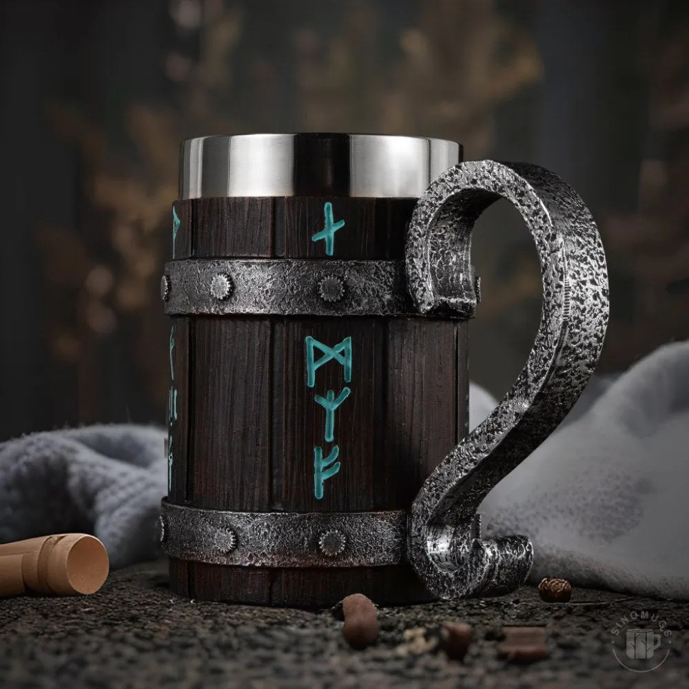 Viking Handcrafted Ox-Horn Mug