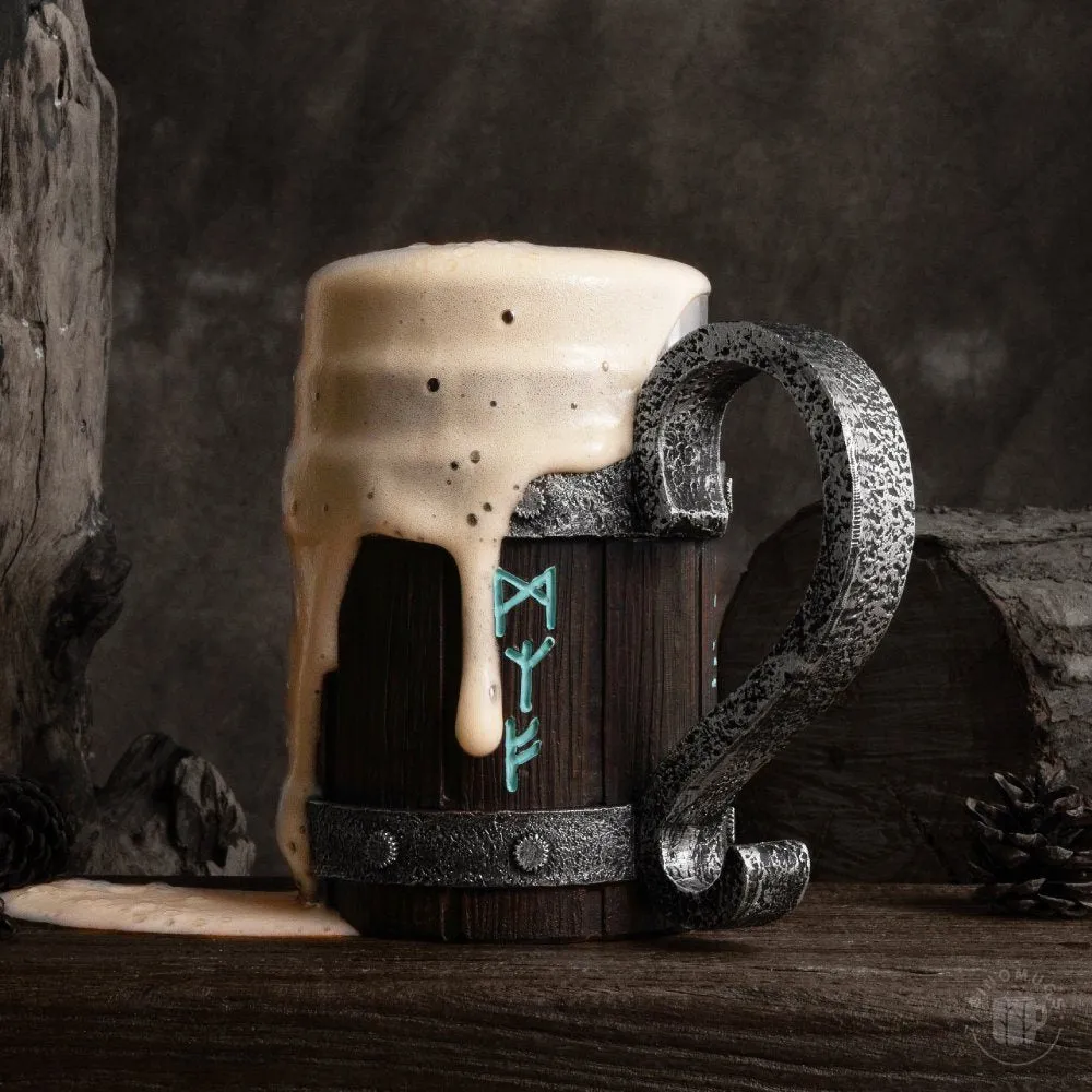 Viking Handcrafted Ox-Horn Mug