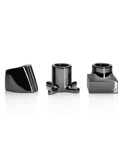 VIKTOR Toothbrush/Razor Holders - Black Nickel