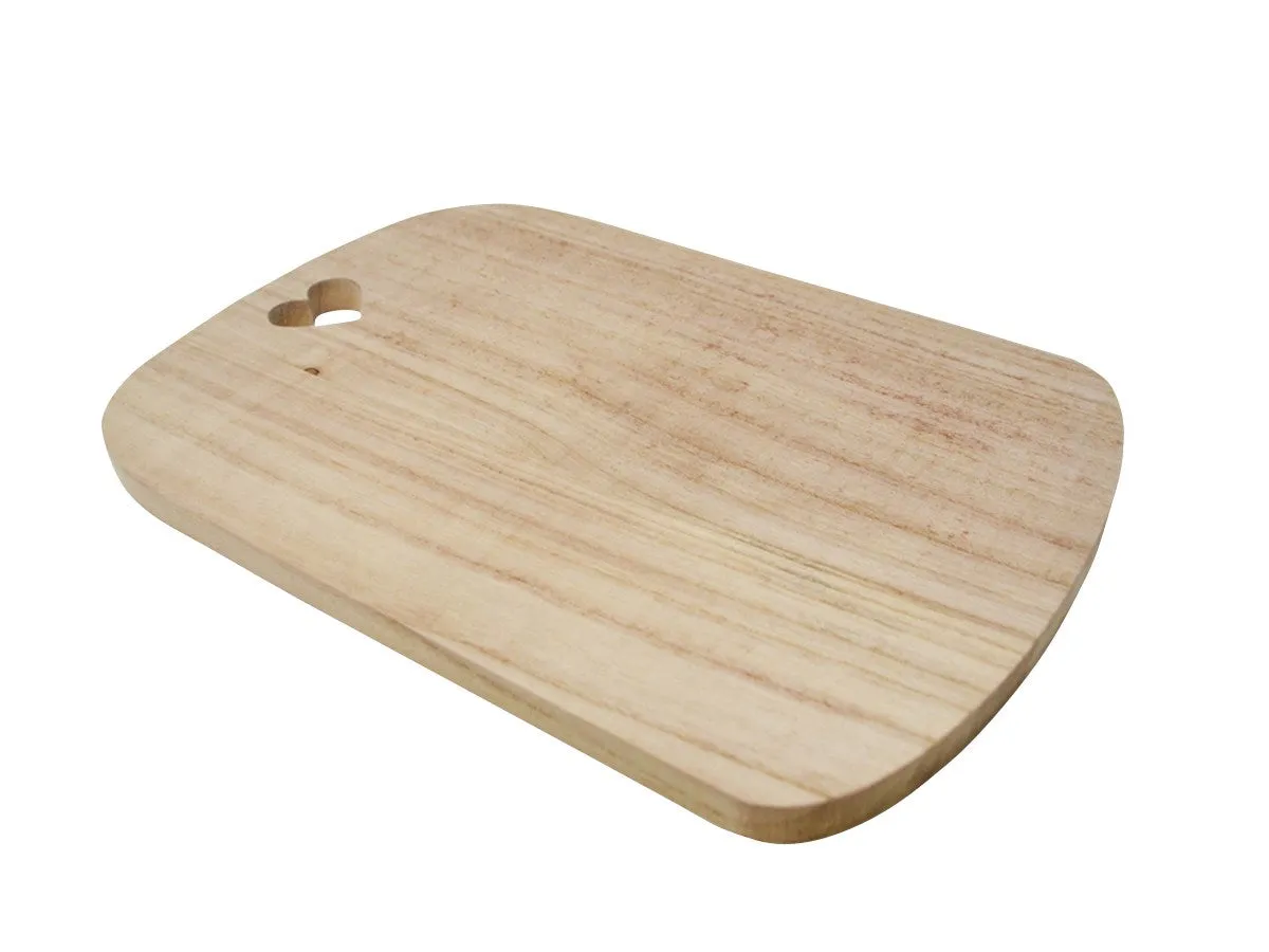 Wooden Charcuterie Board w/Heart