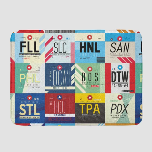 XL Airports USA - Bath Mat